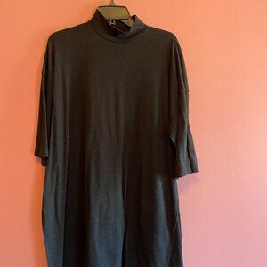 Dressed in LaLa Icon Mock Neck Top in Black